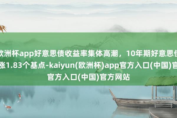 欧洲杯app好意思债收益率集体高潮，10年期好意思债收益率涨1.83个基点-kaiyun(欧洲杯)app官方入口(中国)官方网站