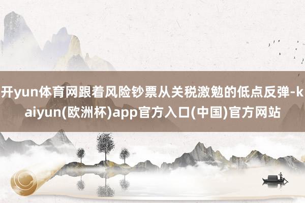 开yun体育网跟着风险钞票从关税激勉的低点反弹-kaiyun(欧洲杯)app官方入口(中国)官方网站